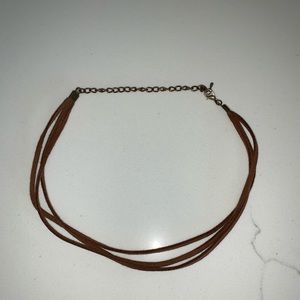Leather choker